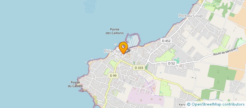 localisation de l'entreprise MONSIEUR SEBASTIEN LIARTE à PIRIAC-SUR-MER