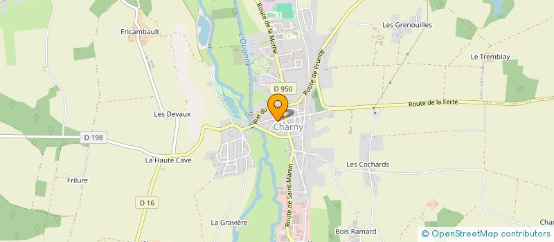 localisation de l'entreprise MONSIEUR SEBASTIEN LIGONNIERE à CHARNY OREE DE PUISAYE