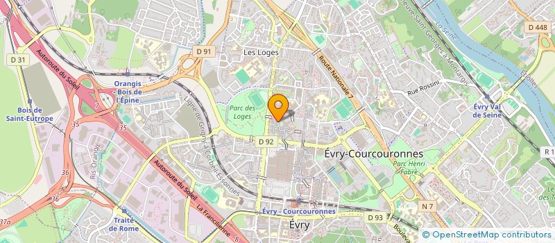 localisation de l'entreprise MONSIEUR SEBASTIEN LIGONTO à EVRY-COURCOURONNES