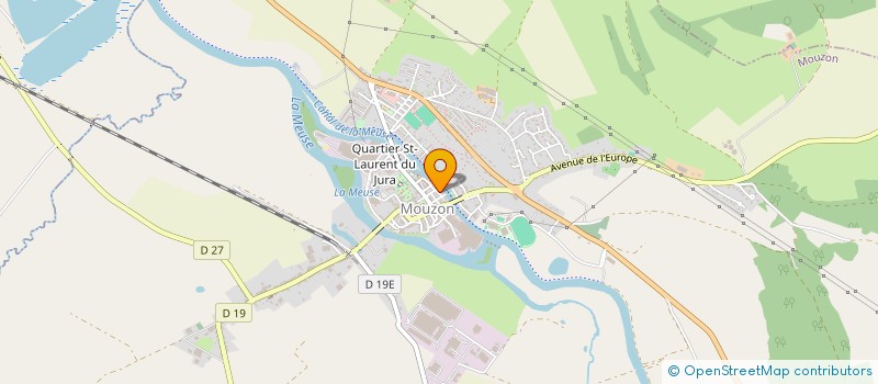 localisation de l'entreprise MONSIEUR SEBASTIEN LINDEN  MOUZON