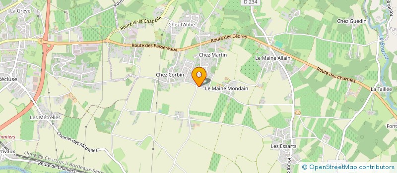 localisation de l'entreprise MONSIEUR SEBASTIEN LIOT  CHANIERS