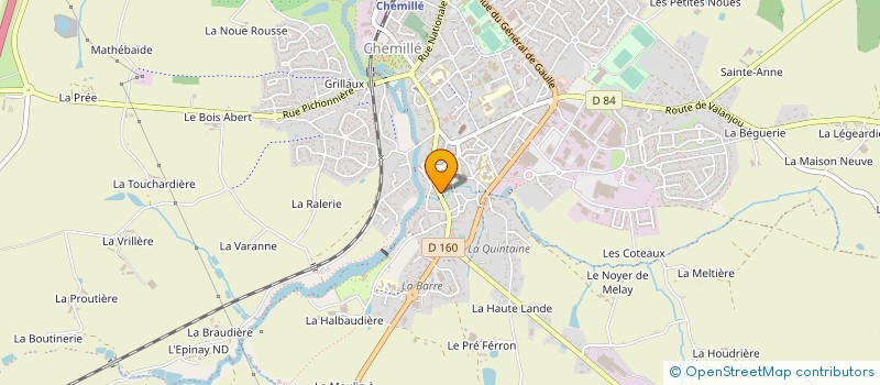 localisation de l'entreprise MONSIEUR SEBASTIEN LITHARE à CHEMILLE-EN-ANJOU