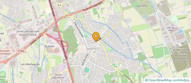 localisation de l'entreprise MONSIEUR SEBASTIEN LLOPIS  VEDENE