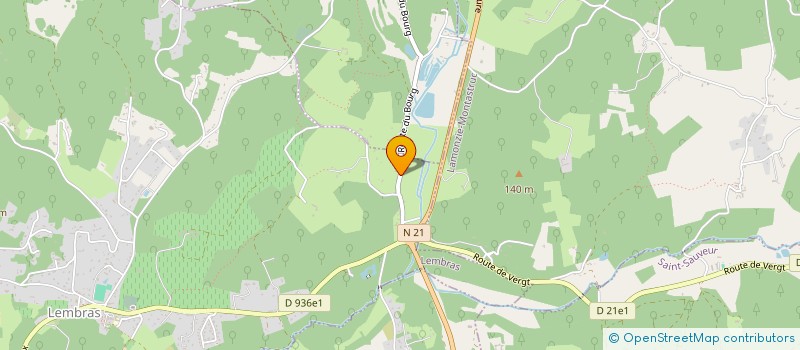 localisation de l'entreprise MONSIEUR SEBASTIEN LOBRY  CREYSSE