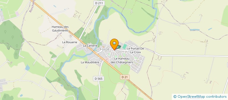 localisation de l'entreprise MONSIEUR SEBASTIEN LOGEAIS  FORCE