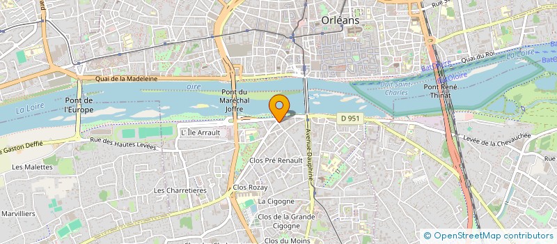 localisation de l'entreprise MONSIEUR SEBASTIEN LOISEAU  ORLEANS