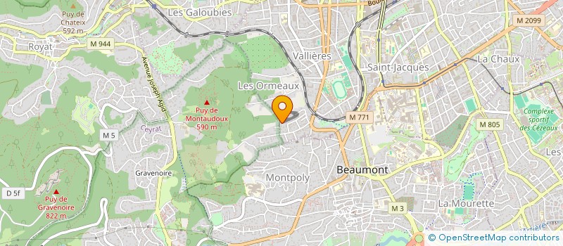 localisation de l'entreprise MONSIEUR SEBASTIEN LOISEAU  CLERMONT-FERRAND