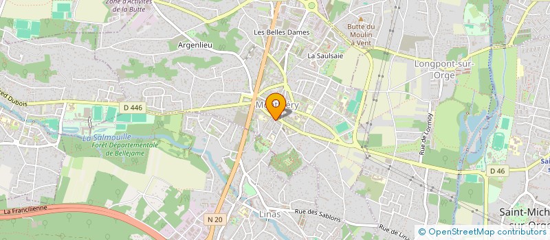 localisation de l'entreprise MONSIEUR SEBASTIEN LOISEL  MONTLHERY