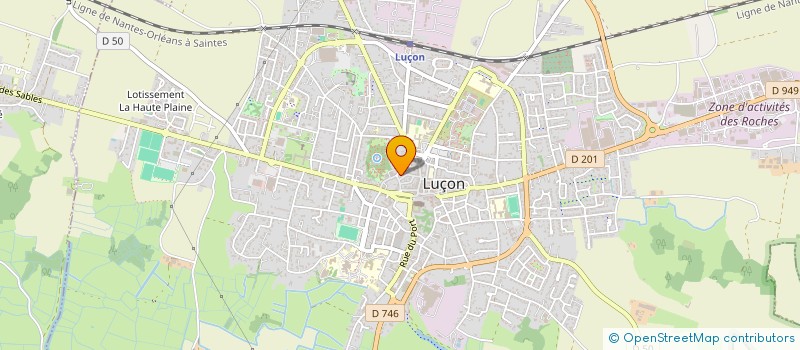 localisation de l'entreprise MONSIEUR SEBASTIEN LOIZEAU à LUCON