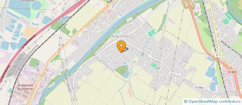 localisation de l'entreprise MONSIEUR SEBASTIEN LONGIN à ROQUETTES
