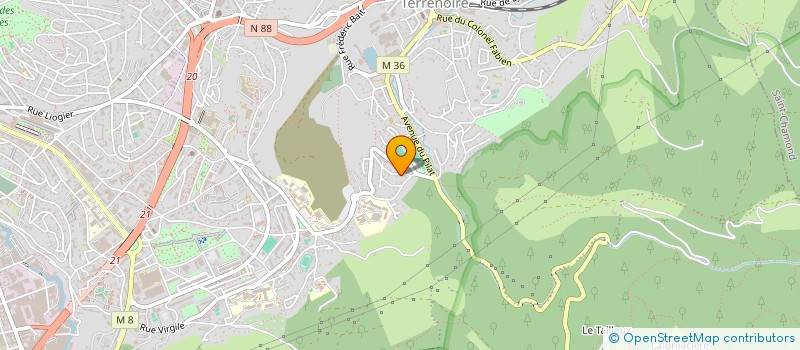 localisation de l'entreprise MONSIEUR SEBASTIEN LONN  SAINT-ETIENNE