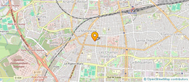 localisation de l'entreprise MONSIEUR SEBASTIEN LOPEZ  RENNES