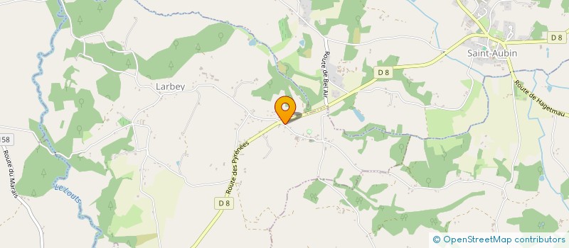 localisation de l'entreprise MONSIEUR SEBASTIEN LOPEZ  LARBEY