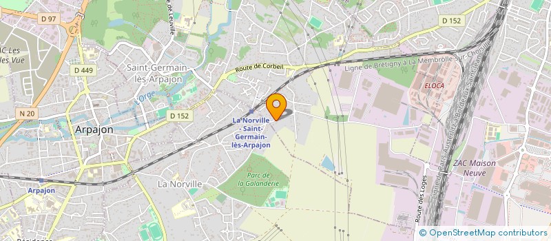 localisation de l'entreprise MONSIEUR SEBASTIEN LOPEZ à SAINT-GERMAIN-LES-ARPAJON
