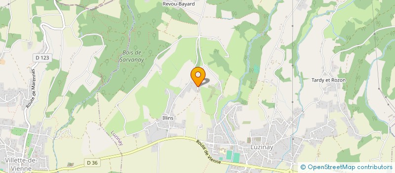 localisation de l'entreprise MONSIEUR SEBASTIEN LOPEZ  LUZINAY