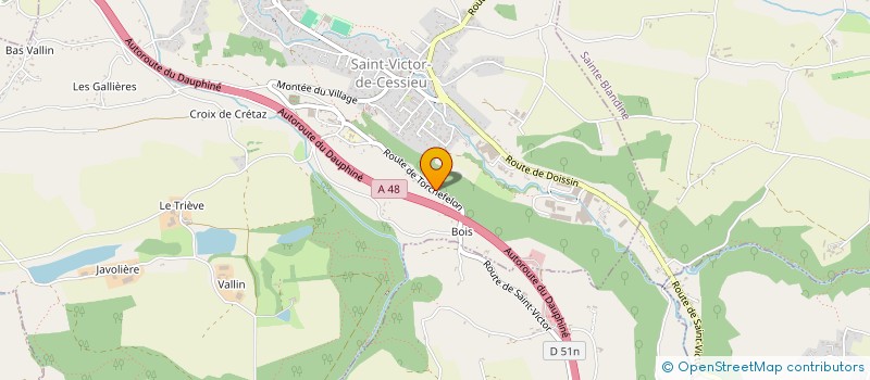 localisation de l'entreprise MONSIEUR SEBASTIEN LOPEZ  SAINT-VICTOR-DE-CESSIEU