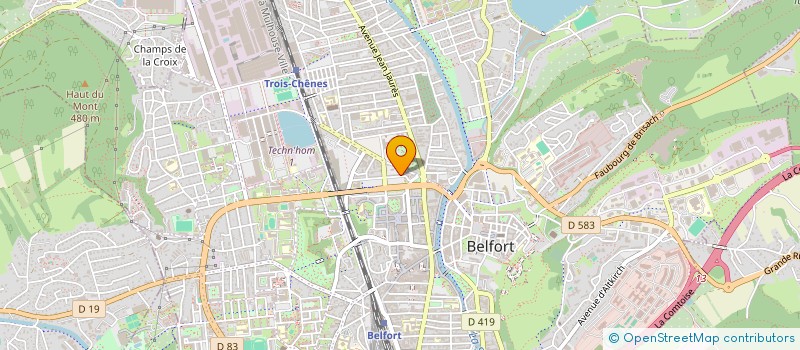 localisation de l'entreprise MONSIEUR SEBASTIEN LOPEZ-GUIA FINALTERI à BELFORT