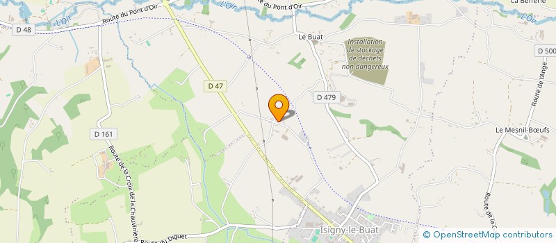 localisation de l'entreprise MONSIEUR SEBASTIEN LOQUE à ISIGNY-LE-BUAT
