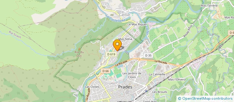 localisation de l'entreprise MONSIEUR SEBASTIEN LORENTE à PRADES