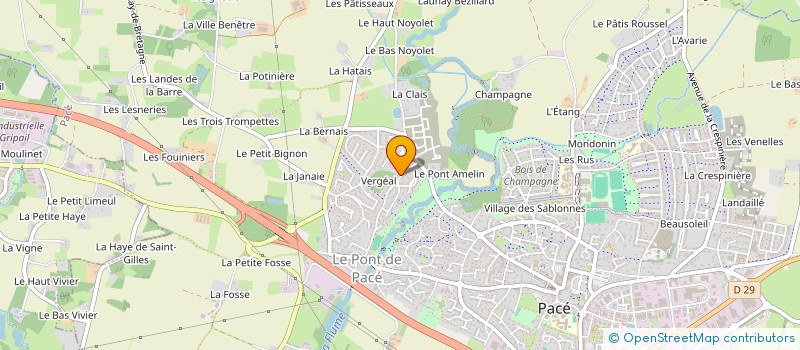 localisation de l'entreprise MONSIEUR SEBASTIEN LORET  PACE