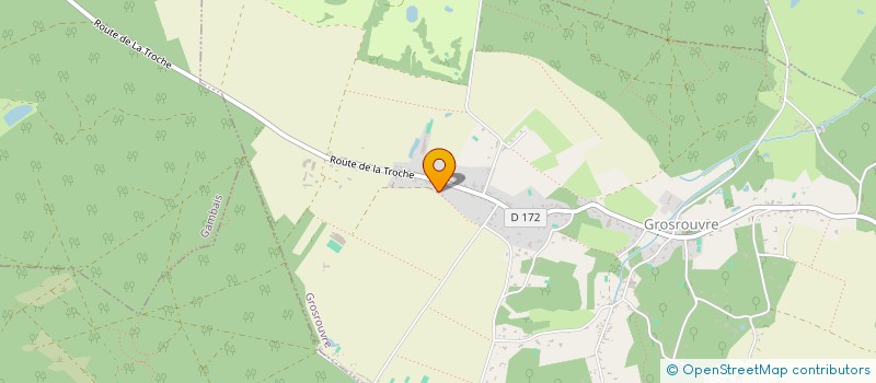 localisation de l'entreprise MONSIEUR SEBASTIEN LORET  GROSROUVRE