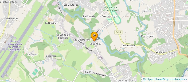 localisation de l'entreprise MONSIEUR SEBASTIEN LORILLIER à COUZEIX