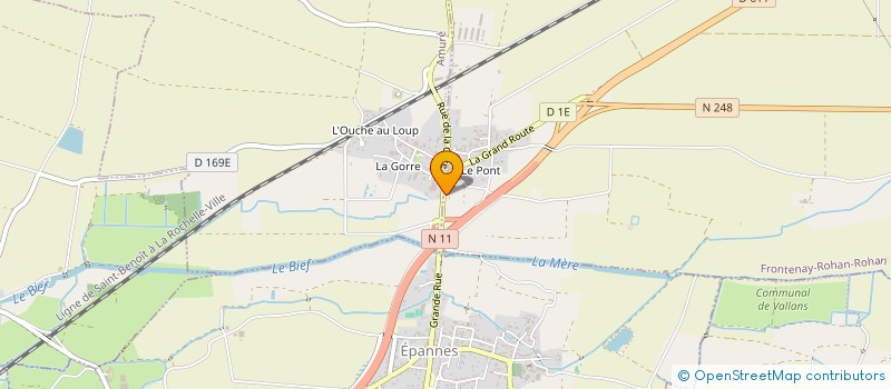 localisation de l'entreprise MONSIEUR SEBASTIEN LORMEAU  FRONTENAY-ROHAN-ROHAN