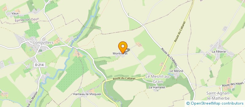 localisation de l'entreprise MONSIEUR SEBASTIEN LOT  LE MESNIL-AU-GRAIN