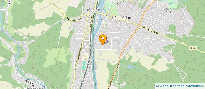 localisation de l'entreprise MONSIEUR SEBASTIEN LOUE  L'ISLE-ADAM