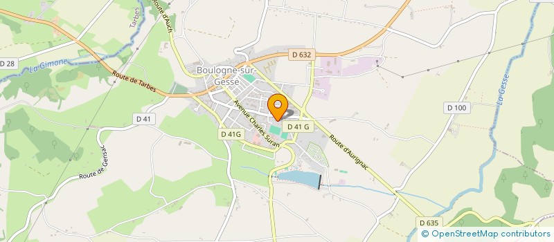 localisation de l'entreprise MONSIEUR SEBASTIEN LOZES à BOULOGNE-SUR-GESSE