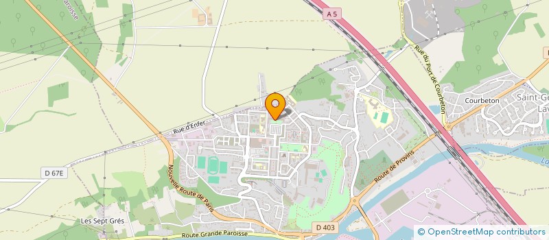 localisation de l'entreprise MONSIEUR SEBASTIEN LUBER  CHATENAY-SUR-SEINE