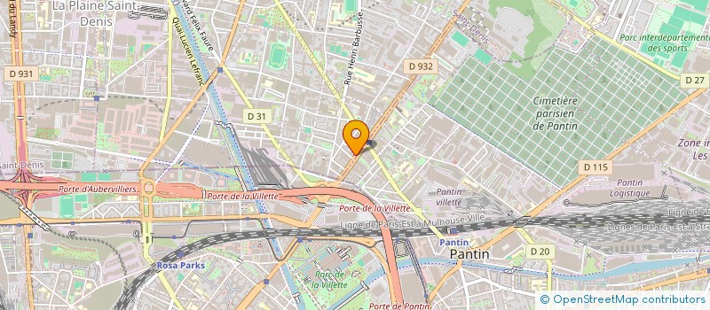 localisation de l'entreprise MONSIEUR SEBASTIEN LUCAS à AUBERVILLIERS