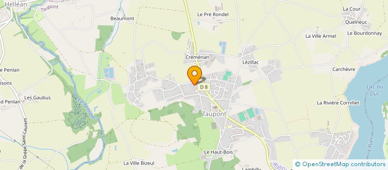 localisation de l'entreprise MONSIEUR SEBASTIEN LUCAS  TAUPONT