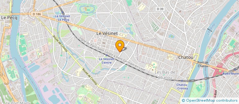 localisation de l'entreprise MONSIEUR SEBASTIEN LUCAS à LE VESINET