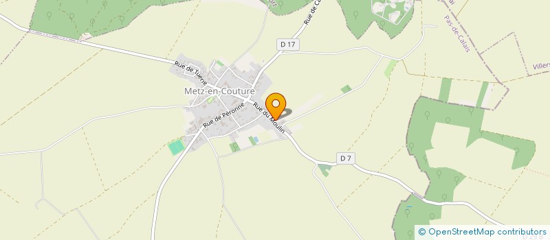 localisation de l'entreprise MONSIEUR SEBASTIEN LUCAS  METZ-EN-COUTURE