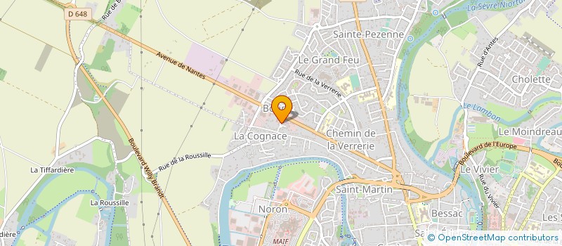 localisation de l'entreprise MONSIEUR SEBASTIEN LUCET à NIORT