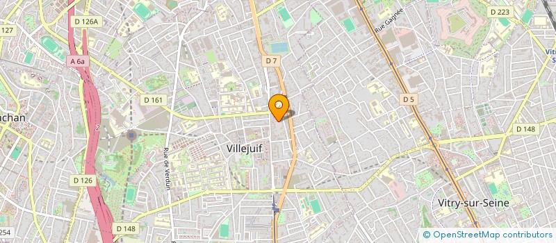 localisation de l'entreprise MONSIEUR SEBASTIEN LUDE  VILLEJUIF