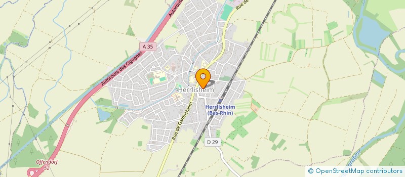 localisation de l'entreprise MONSIEUR SEBASTIEN LUDWIG à HERRLISHEIM