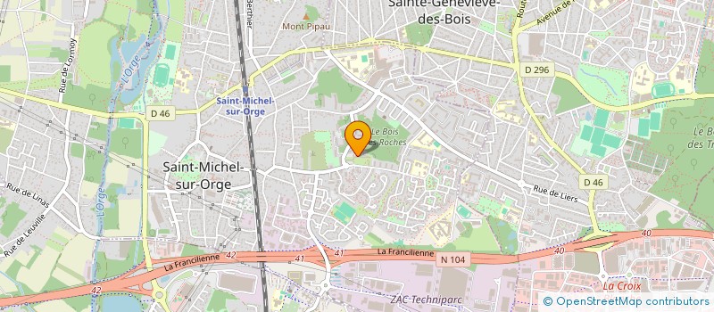 localisation de l'entreprise MONSIEUR SEBASTIEN LUKAU MBUTA à SAINT-MICHEL-SUR-ORGE