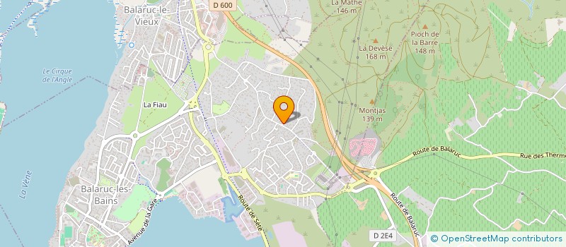 localisation de l'entreprise MONSIEUR SEBASTIEN LUQUE  BALARUC-LES-BAINS