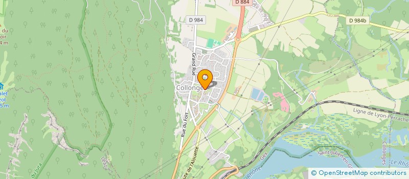 localisation de l'entreprise MONSIEUR SEBASTIEN LUSSIEZ  COLLONGES