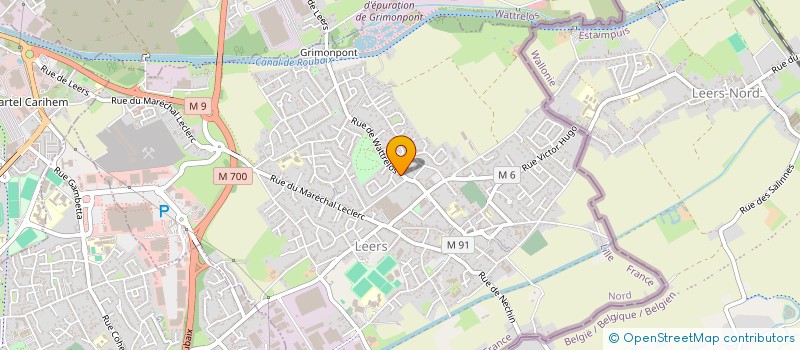 localisation de l'entreprise MONSIEUR SEBASTIEN LUSTIG  LEERS