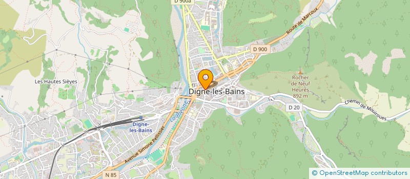 localisation de l'entreprise MONSIEUR SEBASTIEN LYONS à DIGNE-LES-BAINS