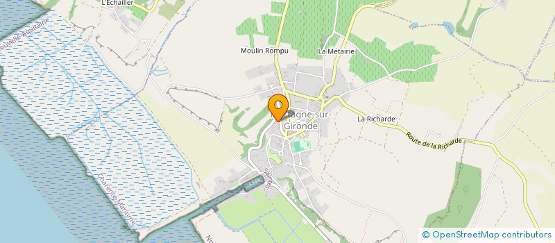 localisation de l'entreprise MONSIEUR SEBASTIEN LYS à MORTAGNE-SUR-GIRONDE