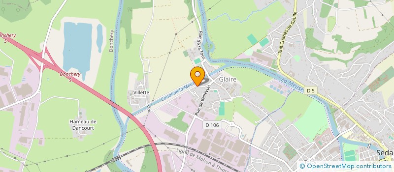 localisation de l'entreprise MONSIEUR SEBASTIEN MABILLON  GLAIRE