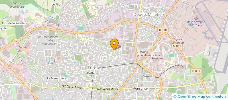 localisation de l'entreprise MONSIEUR SEBASTIEN MACHEFER  TOURS