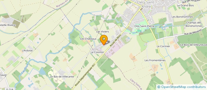 localisation de l'entreprise MONSIEUR SEBASTIEN MACHEZ  CLERY-SAINT-ANDRE