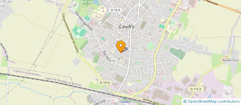 localisation de l'entreprise MONSIEUR SEBASTIEN MACRELLE  CAUDRY