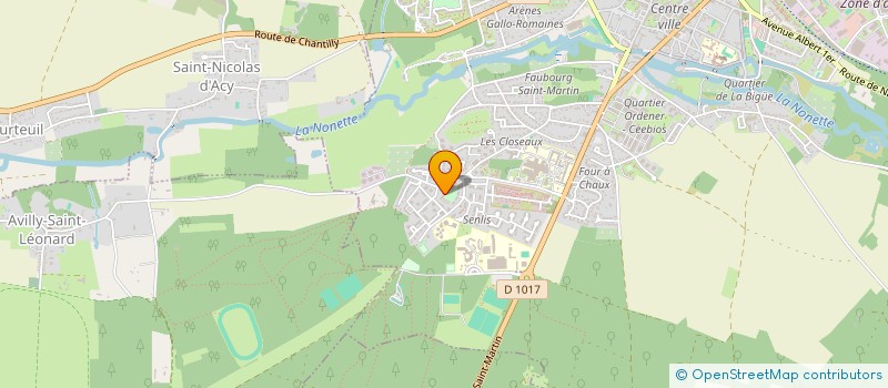 localisation de l'entreprise MONSIEUR SEBASTIEN MAGGIO  SENLIS