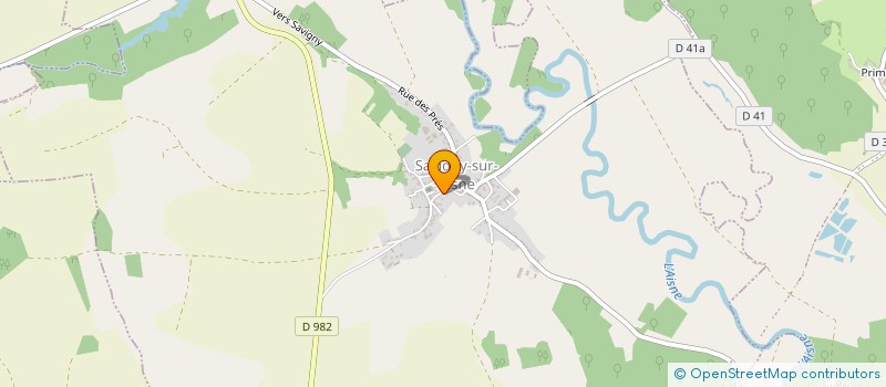 localisation de l'entreprise MONSIEUR SEBASTIEN MAGIN  SAVIGNY-SUR-AISNE